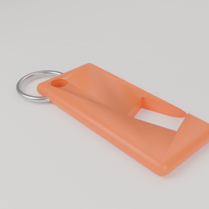 Chaveiro abridor de garrafa impresso em 3D