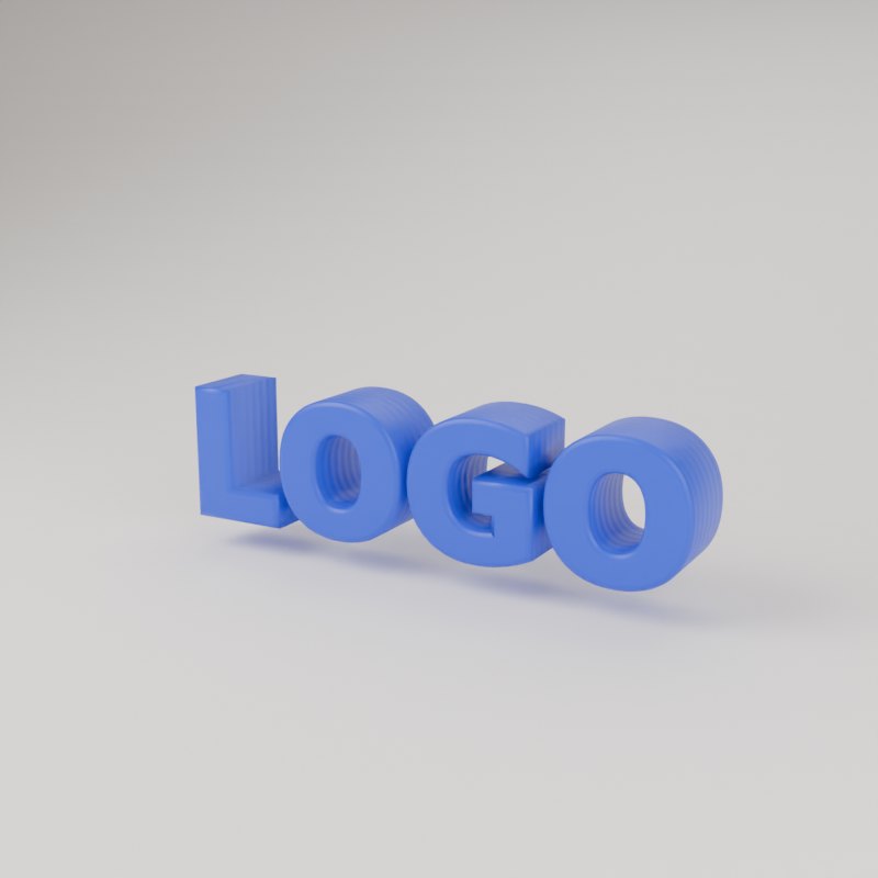 Display de balcão com logo impresso em 3D