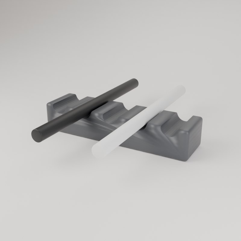 Organizador de cabos para mesa impresso em 3D