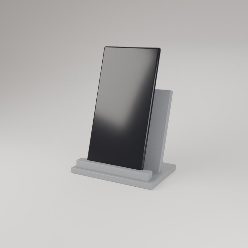 Suporte de celular minimalista impresso em 3D