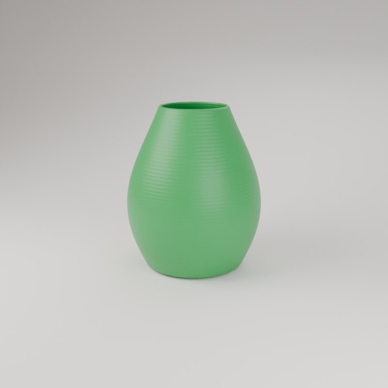 Vaso Espiral decorativo impresso em 3D